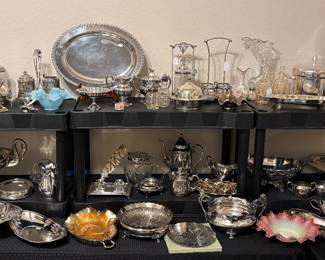 Vintage Silver Plate Serving Pieces - Some Antique