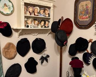 Vintage Mid Century Ladies Hat Collection