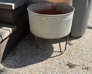 Metal planter $45