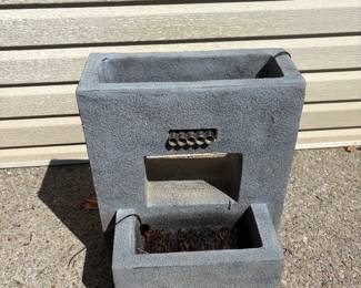 Outdoor Fountain $900 approx $28” tall