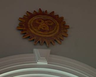 Terra cotta sun $12