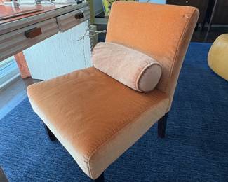 Pollack Sedan Plush Velvet, Color: Pumpkin $300