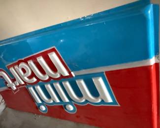 Mini mart sign