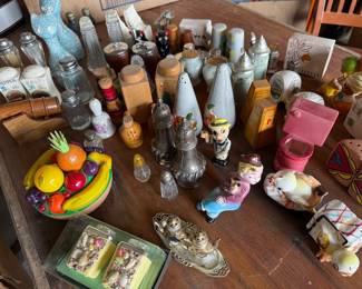 Vintage salt and pepper shakers