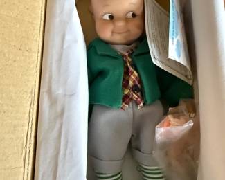 New old stock kewpie leprechaun doll