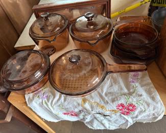 Fire king cooking set