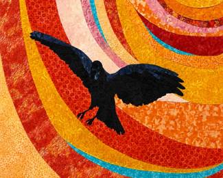 Fabric Crow