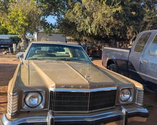 1977 Mercury Monarch 1977 Mercury monarch. I was the second owner after the original had a small side accident. I got it from and have kept it pretty good. We got it repainted at a cheap shop and they didn't do the best job, but it's a lot better than it was. It passed sMOG when I first got it with the factory carburetors that are provided in the backseat with lots of parts, but right now there's an aftermarket. Holly carburetor on it and won't pass smog unless the original is put back on. it runs really well  V8 I drive it all over town on 30 minutes or less trips no problem s. Asking 3,000$. No AC or heat. Everything else works pretty good. Put a lot of work into it. Salvage title pink slip ready to go. It's parked at the estate sale if you want to take it for a test drive