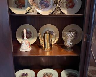 vintage Eschenbach Bavaria Germany Plate Baronet China Fruit Design