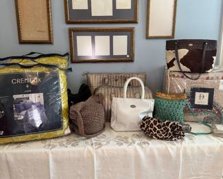 Bedspreads and Designer Purses
