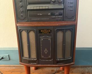 Vintage Teac Nostalgia Radio, Record, and CD Player. It works!