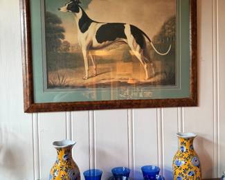 English Greyhound Painting