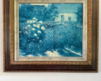 Garden at Giverny by Artist Breck