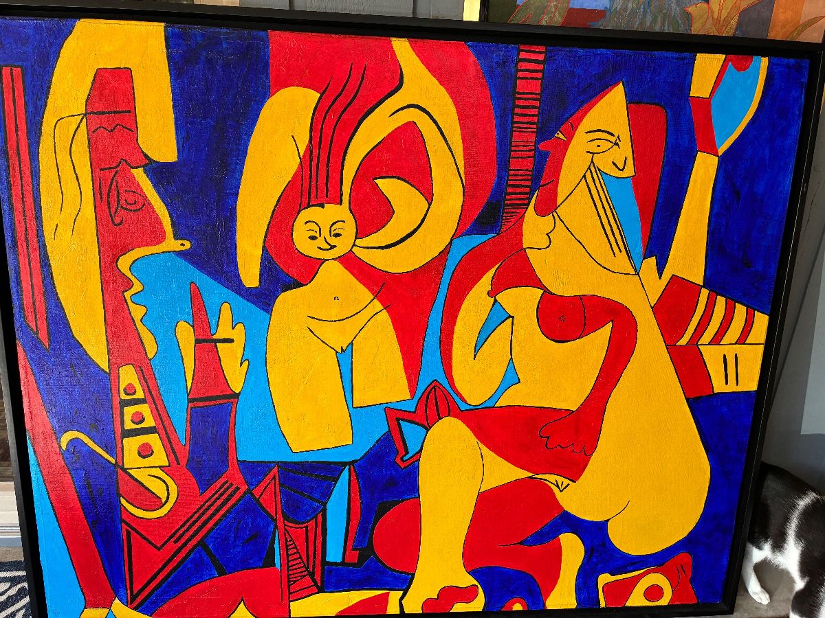 Very large oil on canvas