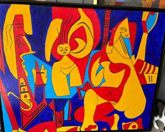 Very large oil on canvas