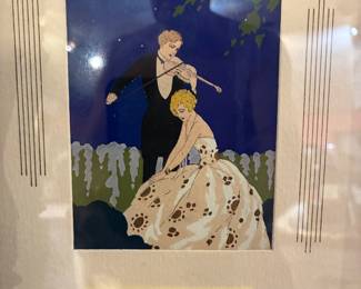 1920s watercolor