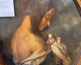 Signed and dated 1774 oil on canvas