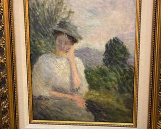 Beautiful oil on board