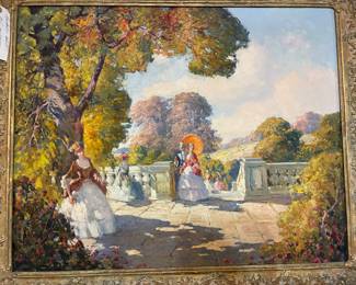 French oil on canvas