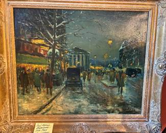Paul Marcel Balmigere 1882 to 1953 oil on canvas