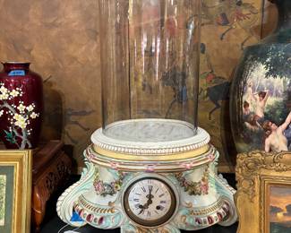 19th century porcelain clock