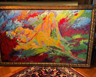 Very large nude oil on canvas