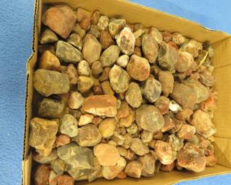 Lot 220. Just under 6 pounds of agates, mostly from Lake Superior area