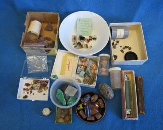 Lot 311. Geologic specimens a/k/a rocks. The interesting and/or unusual rocks in this auction were all collected by an amateur geologist.