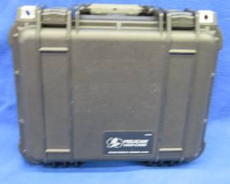 Lot 87. Pelican 1400 case with pick-n-pluck foam