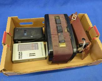 Lot 350. Four untested vintage radios