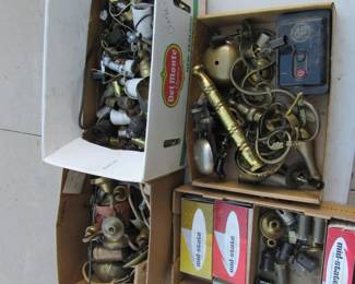 Lot 324. Lamp parts