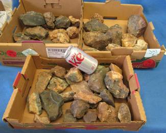 Lot 150. Geologic specimens a/k/a rocks of significance plus a book. Please see Auctioneer's Notes at the start of this auction.