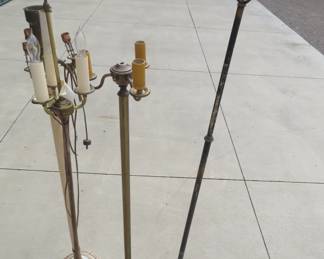 Lot 76. Floor lamps