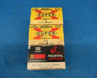 Lot 268. 75 rounds of 2 3/4 inches 12-gauge shells as pictured