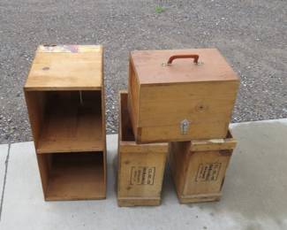 Lot 70. Wooden boxes