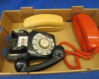 Lot 329. Three telephones