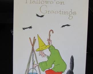 Lot 169. Vintage Halloween post card from the Pink Perfection