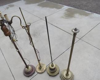 Lot 67. Floor lamps