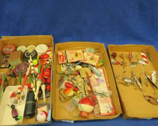 Lot 239. Vintage fishing items