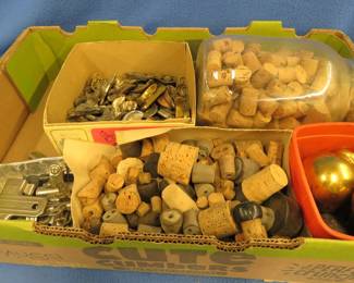 Lot 229. Corks, door hardware and more