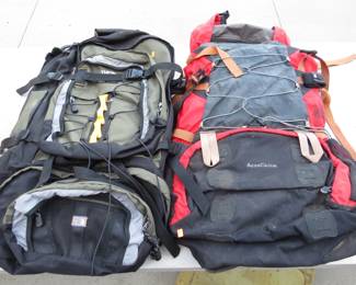 Lot 403. Two used backpacks