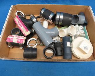 Lot 42. New PVC plumbing fittings