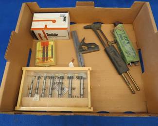 Lot 348. Torch, hand tools, and more