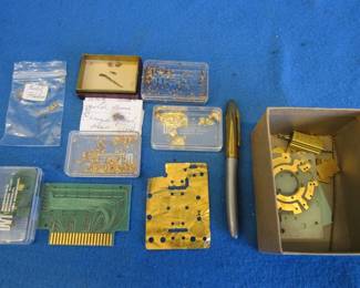 Lot 312. Gold flakes and more