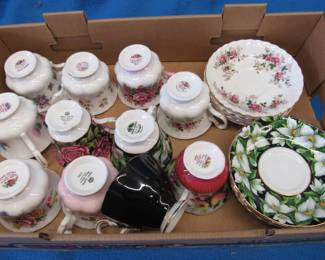 Lot 153. Ten Royal Albert teacups and saucers
