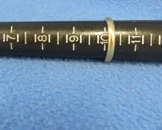 Lot 240. 14K stamped Keepsake Men's wedding ring, size 10