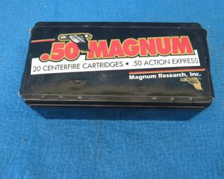 Lot 353. Twenty .50 AE caliber brass