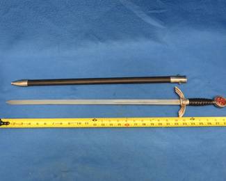 Lot 40. Reproduction WW2 German sword and scabbard