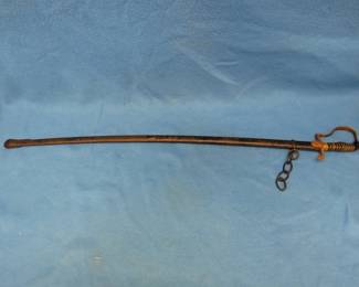 Lot 30. WW2 era German officers sword. Wire wrap is loose on the handle.