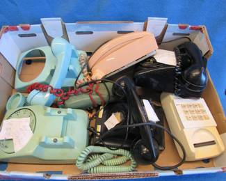 Lot 322. Old telephones
